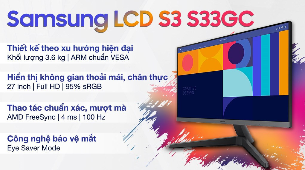 Màn hình Samsung 27 inch LS27C330GAEXXV
