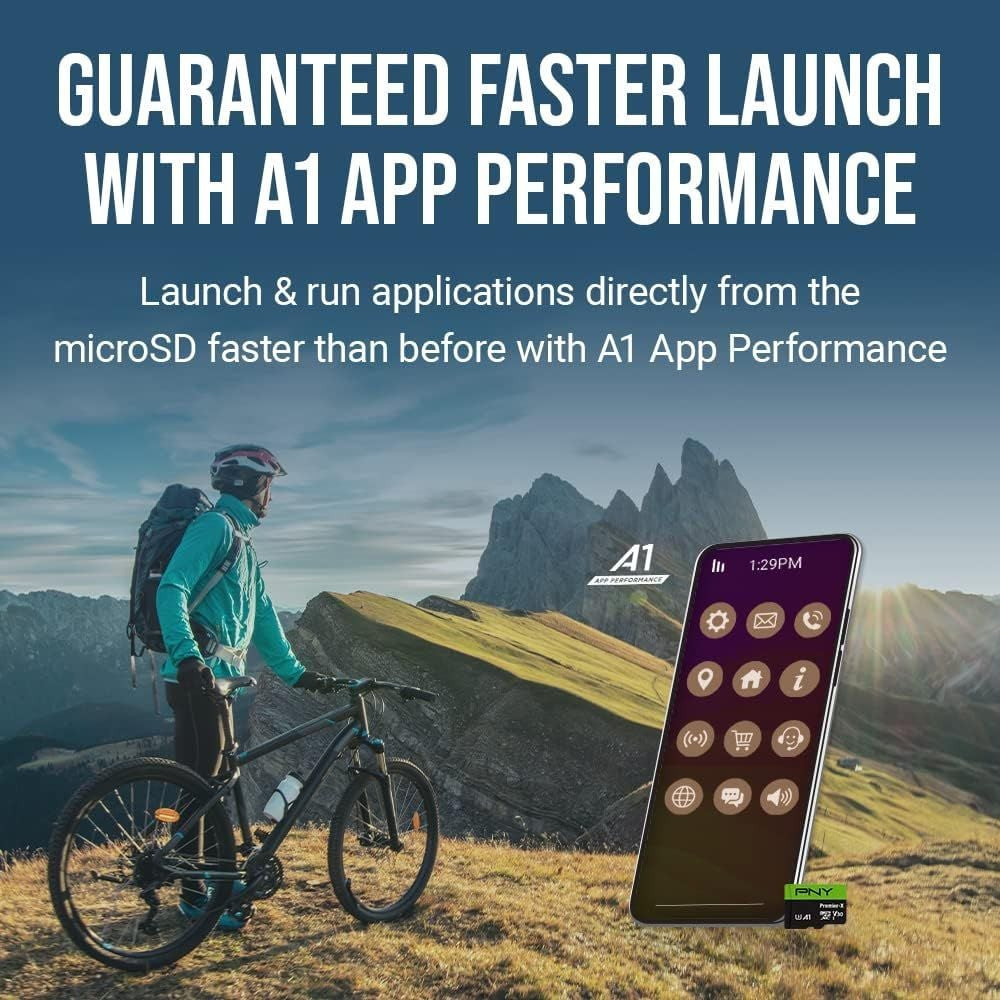 Thẻ nhớ MicroSDXC 128GB PNY Elite 100 MB/s