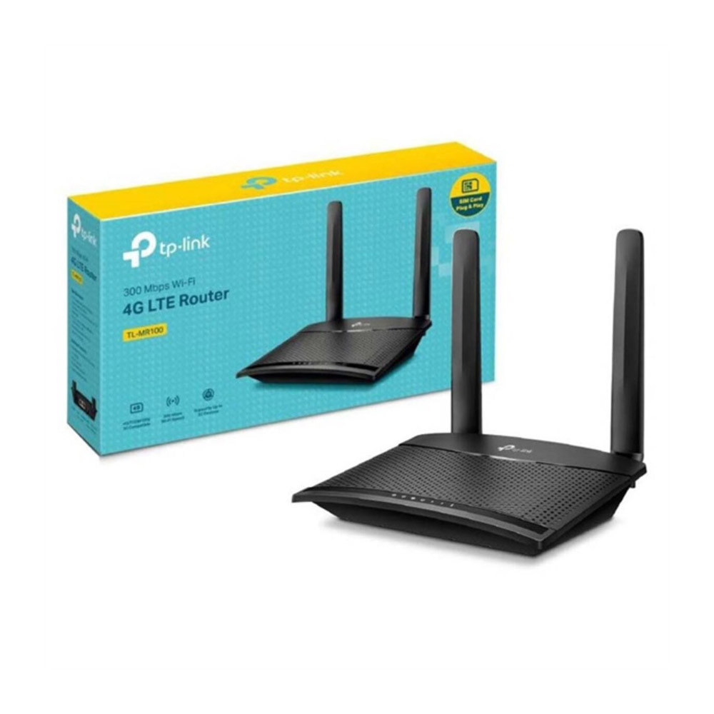 Bộ phát wifi 4G TP-Link TL-MR100 (300Mbps/ Chuẩn N/ 2 Ăng-ten ngoài/ Sim 4G)