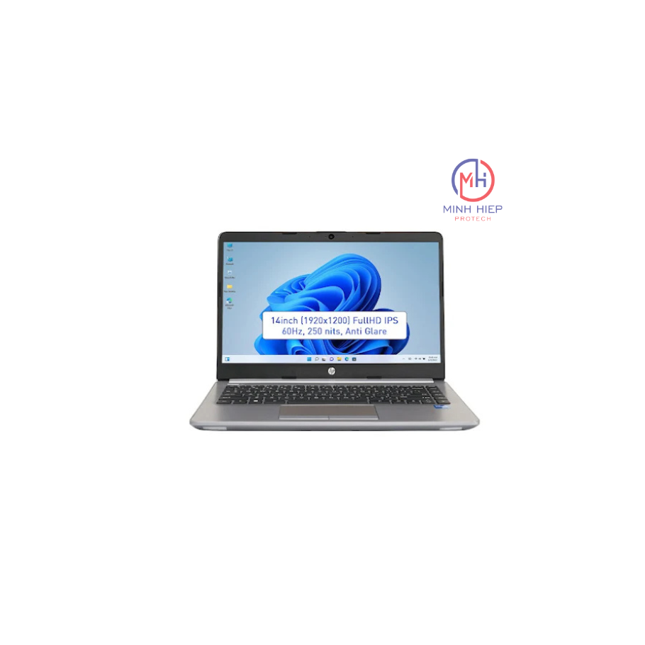 Laptop HP 240 G9 AG2J7AT(I5-1235U/16GB/512GB PCIE/14.0 FHD/WIN11/BẠC)