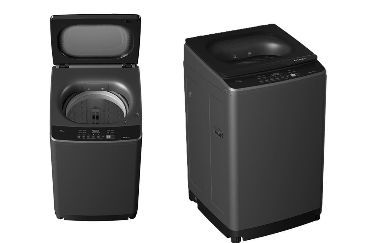 Máy giặt cửa trên Hitachi LTL10MV00 GG Inverter 10Kg - Smart Wash, Air Jet Dry, Động cơ truyền động trực tiếp