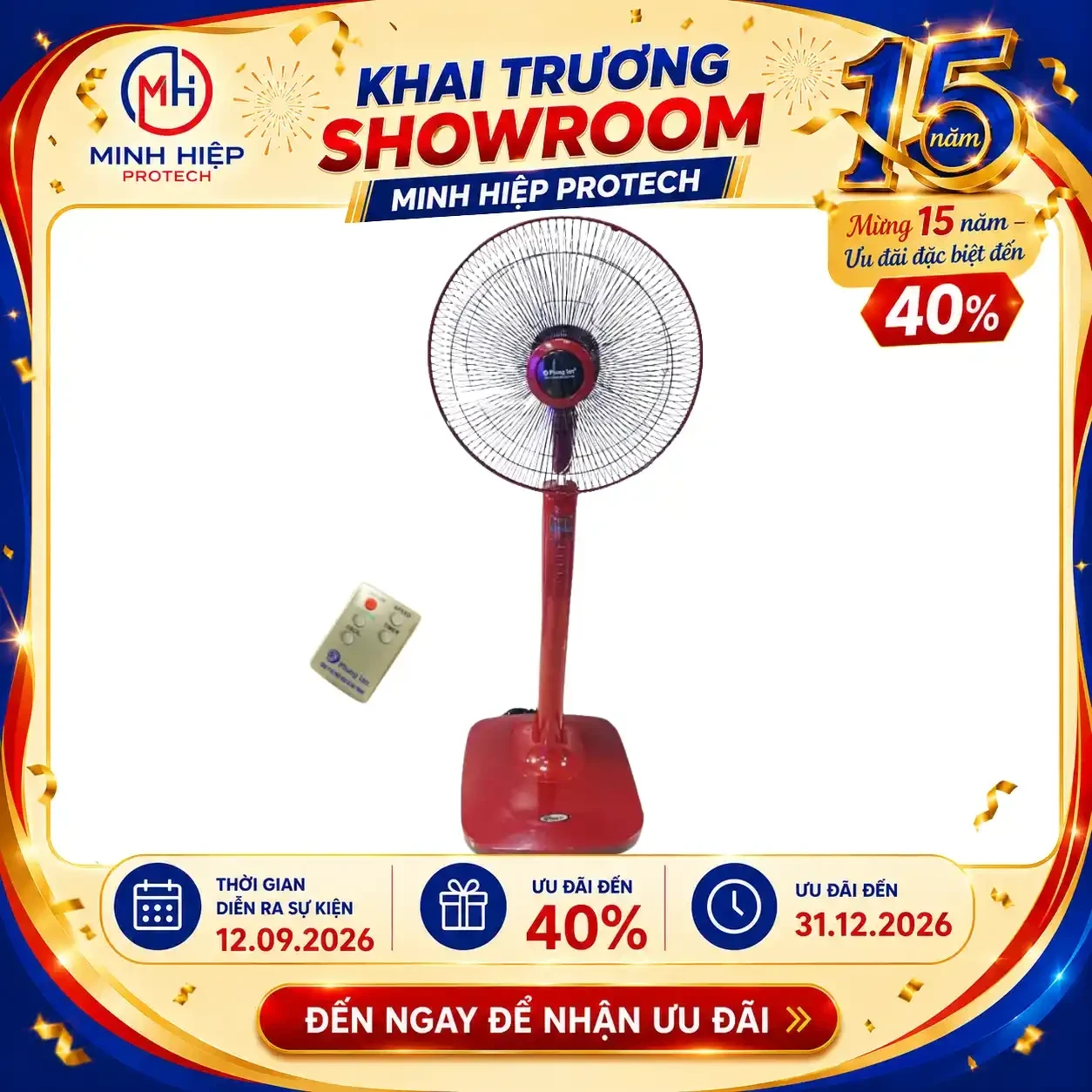 Quạt cây Phong Lan D400MS-K 65W