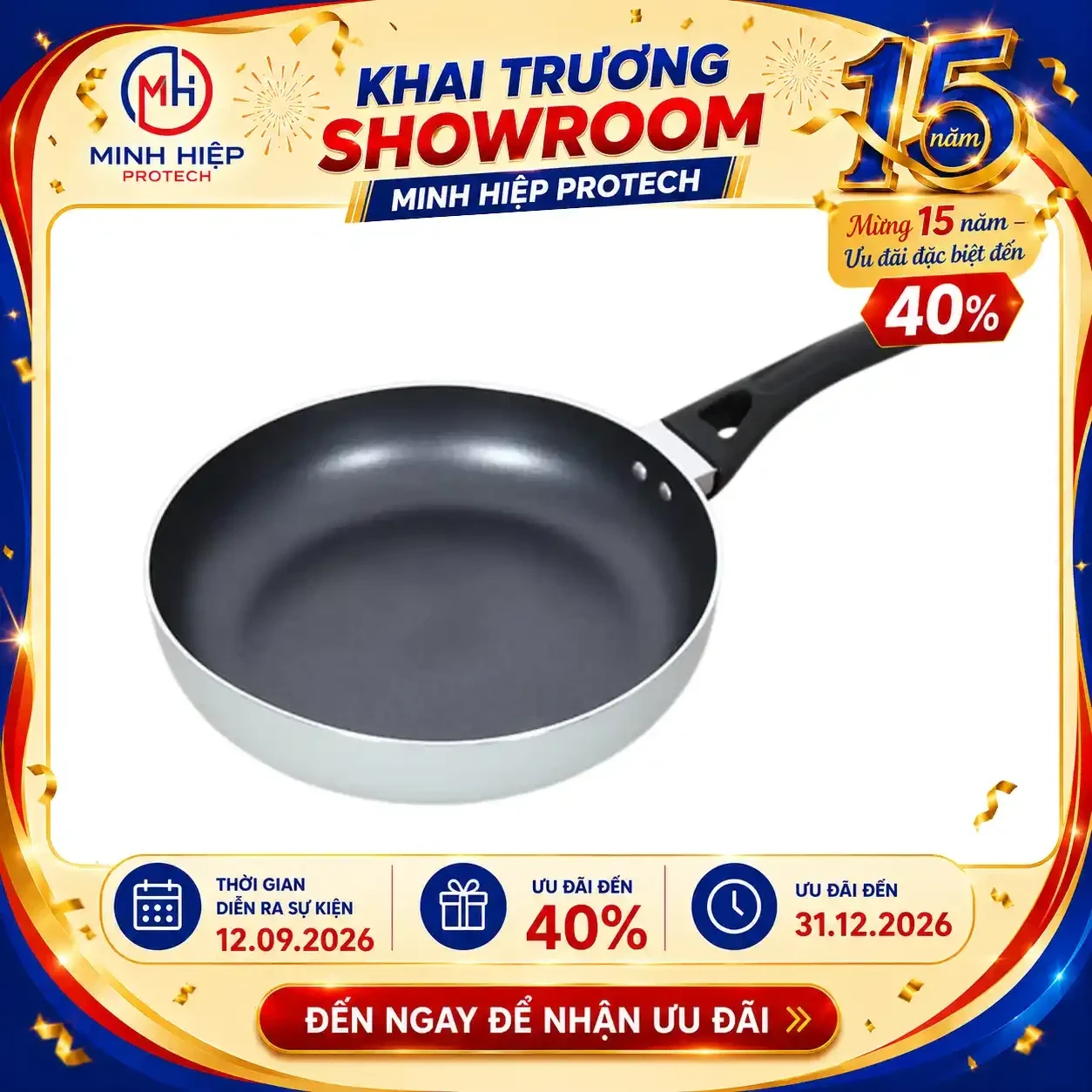 Chảo đáy từ SM0390 Smartcook 26cm