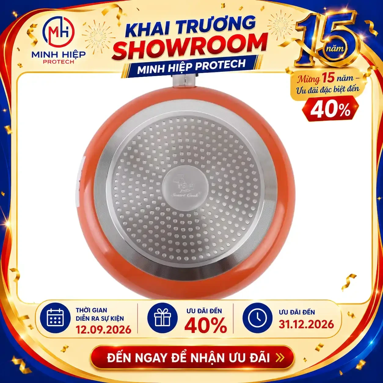 Chảo đáy từ SM0388 Smartcook 20cm