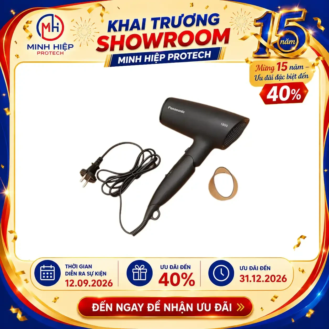 Máy sấy tóc Panasonic EH-ND37-K645