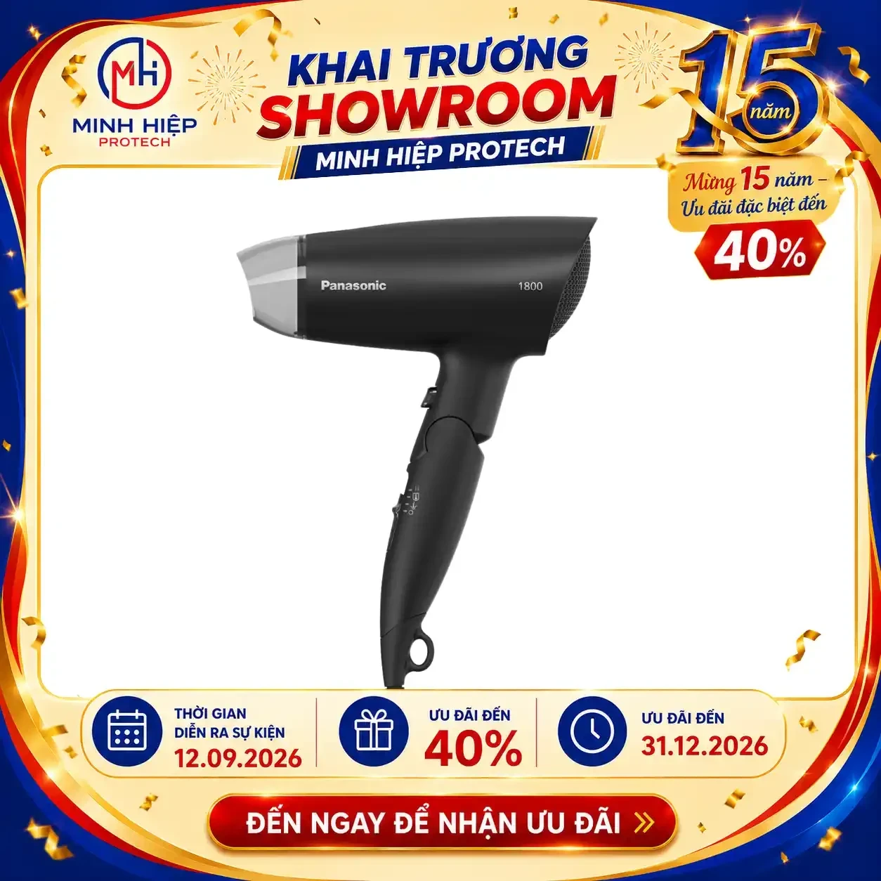 Máy sấy tóc Panasonic EH-ND37-K645