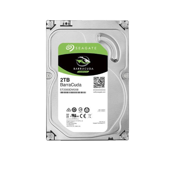 HDD 2TB Seagate Barracuda - 3.5-inch SATA3; 256MB cache; 7200rpm; 2Y (ST2000DM008)