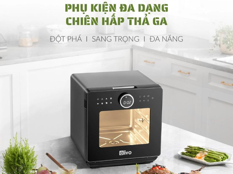 Nồi chiên hơi nước Olivo SF16 Pro