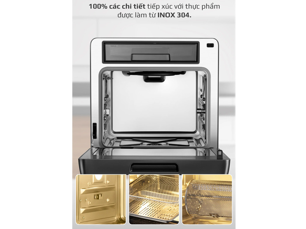 Nồi chiên hơi nước Olivo SF16 Pro