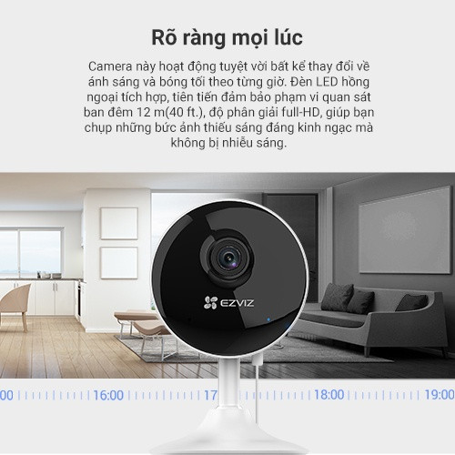 Camera wifi Ezviz C1C-B đàm thoại 2 chiều