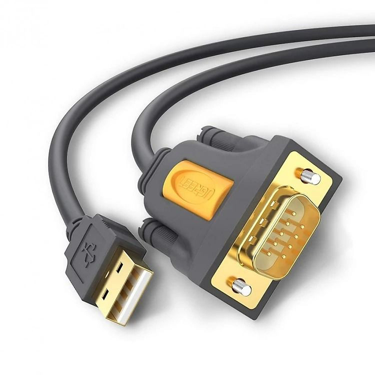 Dây cáp COM USB 2.0 sang DB9 RS-232 UGREEN CR104