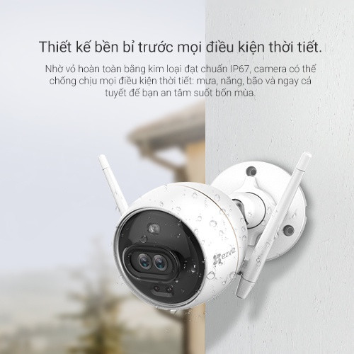 Camera IP Wifi Ezviz C3X 2mp tích hợp AI, báo động