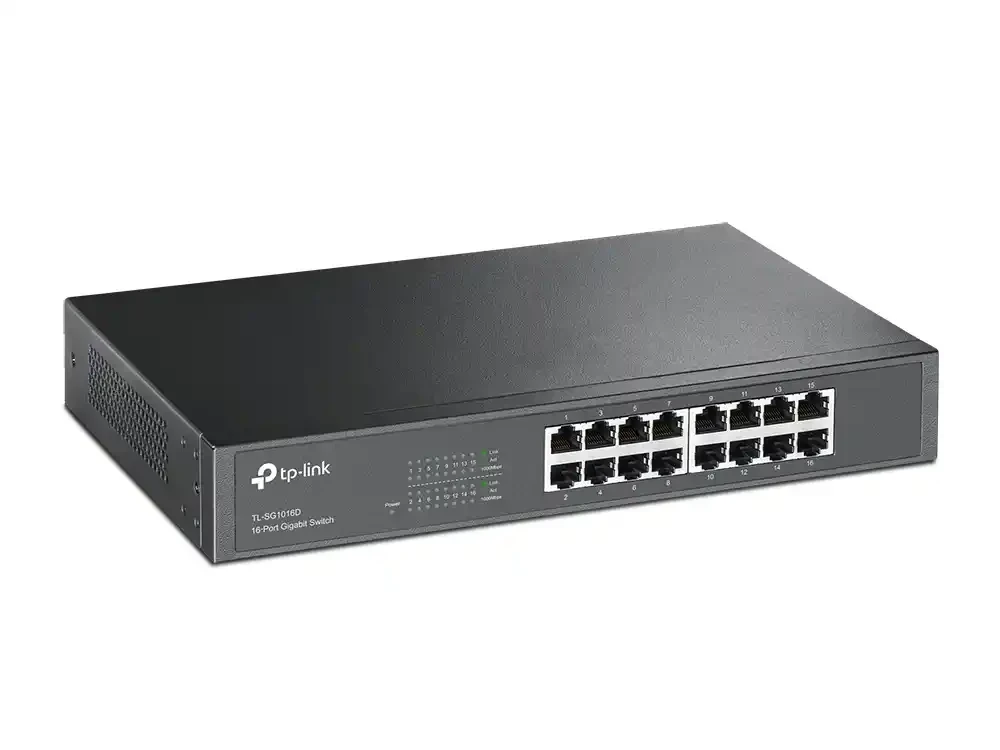 Bộ chia tín hiệu 16 cổng Gigabit Desktop/Rackmount - SG1016D - Switch