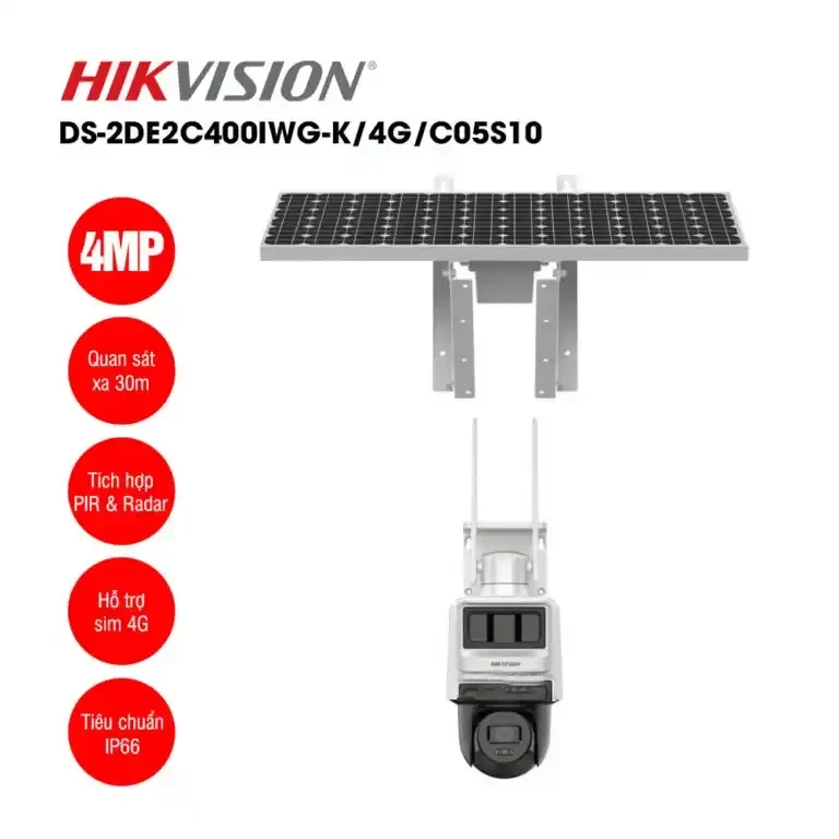Camera IP PT 4G Hikvision DS-2DE2C400IWG-K4GC09S20