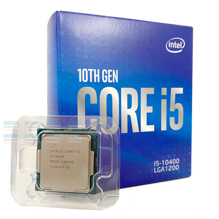 CPU Intel Core i5 10400 (Intel LGA1200 - 6 Core - 12 Thread - Base 2.9Ghz - Turbo 4.3Ghz - Cache 12MB)