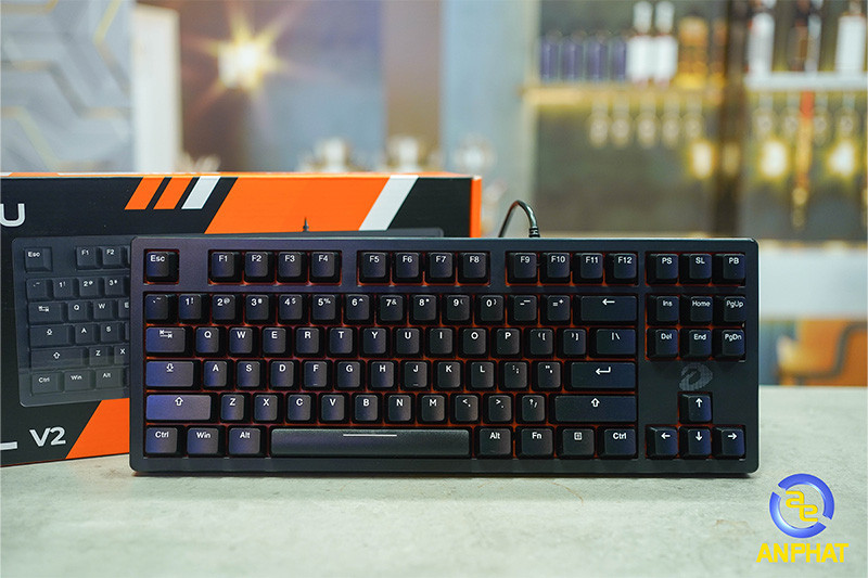 Bàn phím cơ DareU EK87L V2 Black Firefly switch