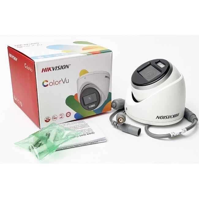 Camera HDTVI ColorVu 2MP bán cầu HIKVISION DS-2CE70DF0T-MF